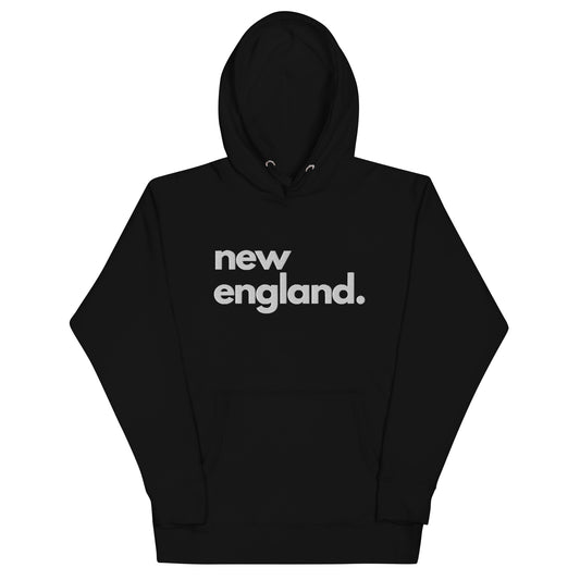 new england. Embroidered Hoodie