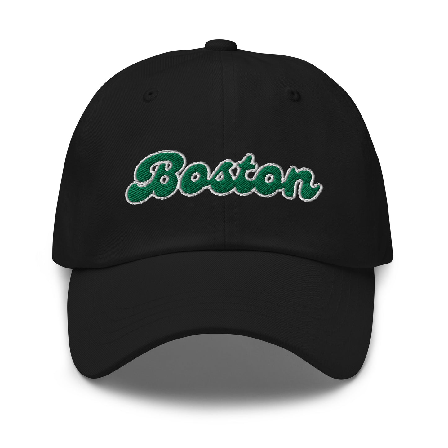 Retro Green and White Boston Hat