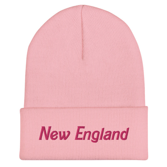 Pink New England Cuffed Beanie