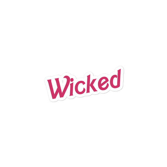 Pink Wicked Sticker