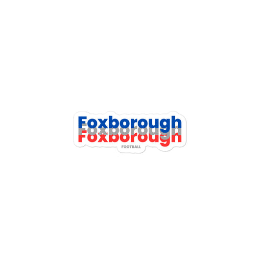 Foxborough Football Sticker