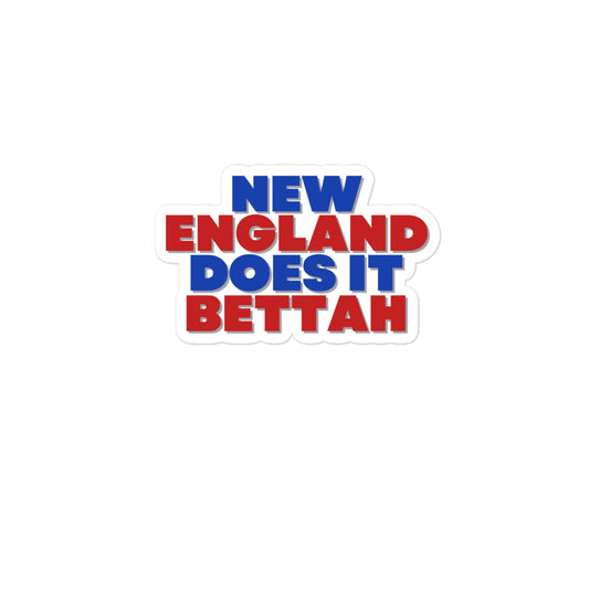 New England Does It Bettah Sticker