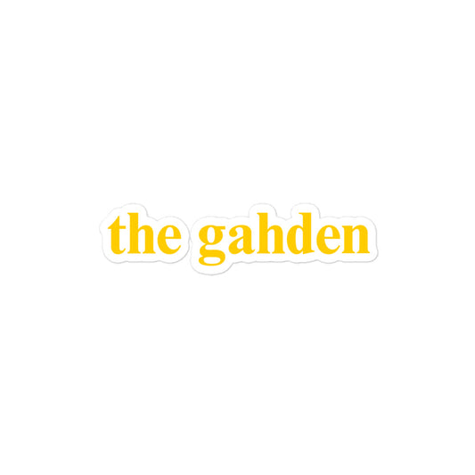 The Gahden Sticker (Gold)