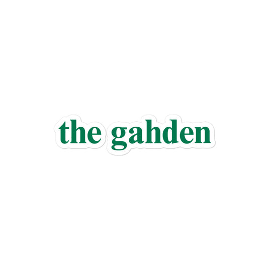 The Gahden Sticker (Green)