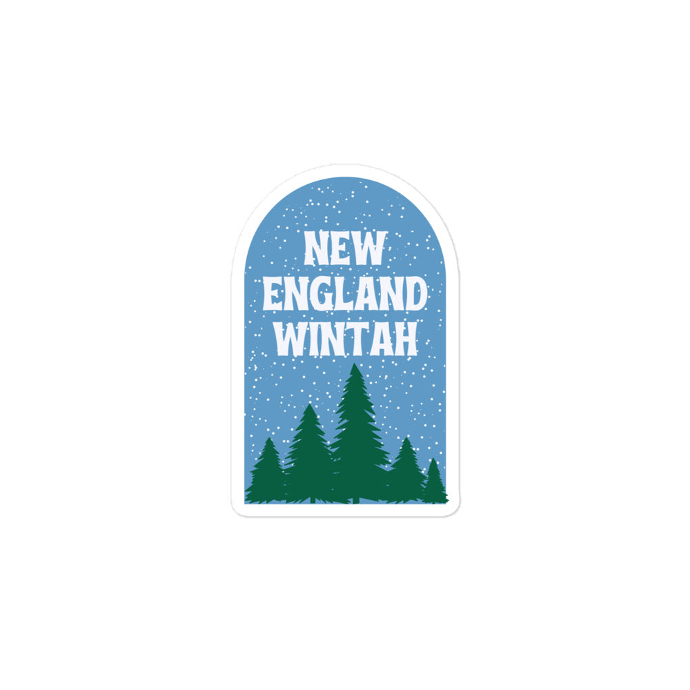 New England Wintah Sticker