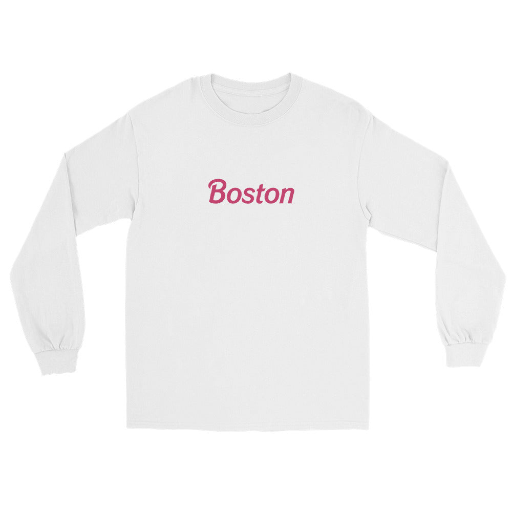 Pink Boston Long Sleeve Shirt