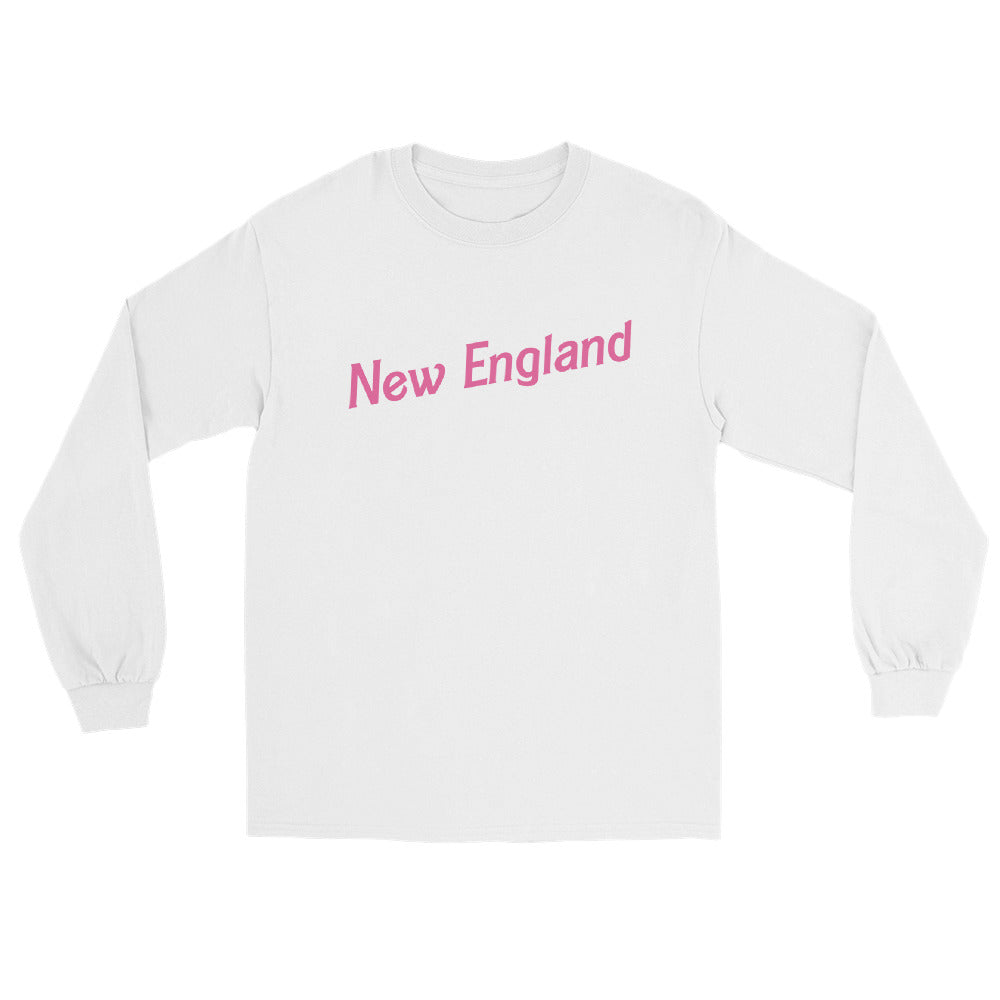Pink New England Long Sleeve Shirt