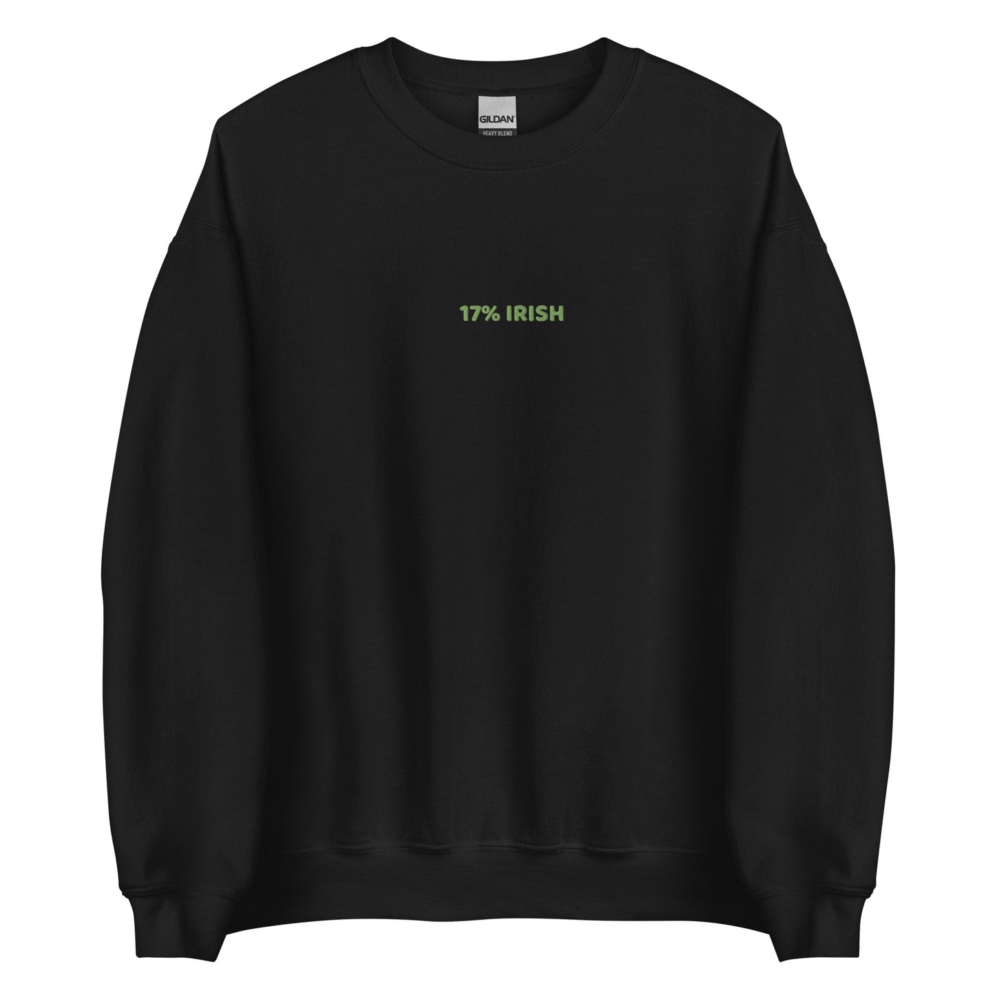 17% Irish Embroidered Crewneck Sweatshirt
