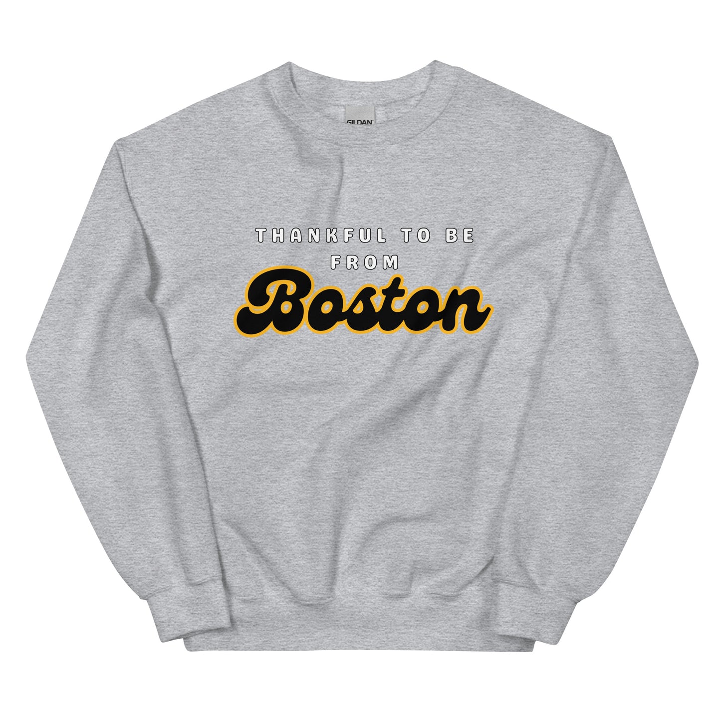 Thankful to Be From Boston Crewneck