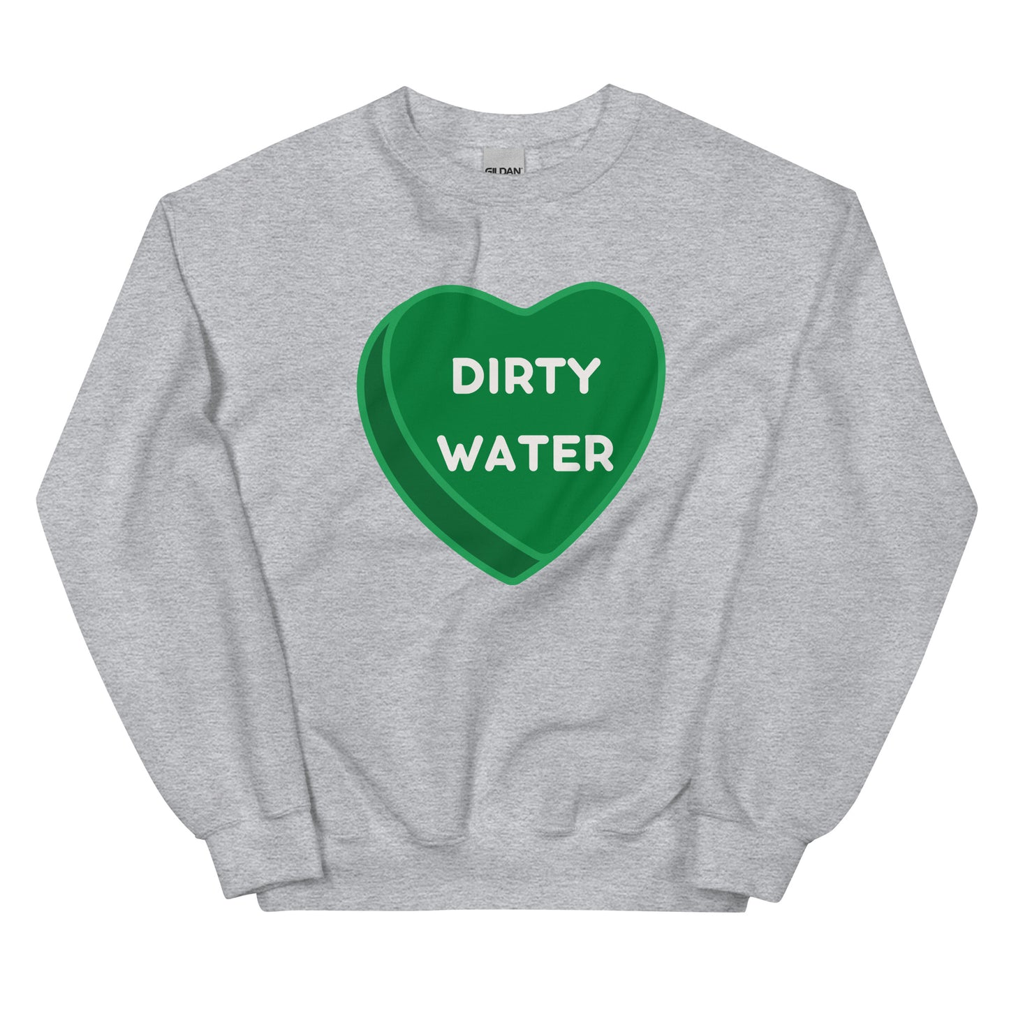 Dirty Water Candy Heart Crewneck