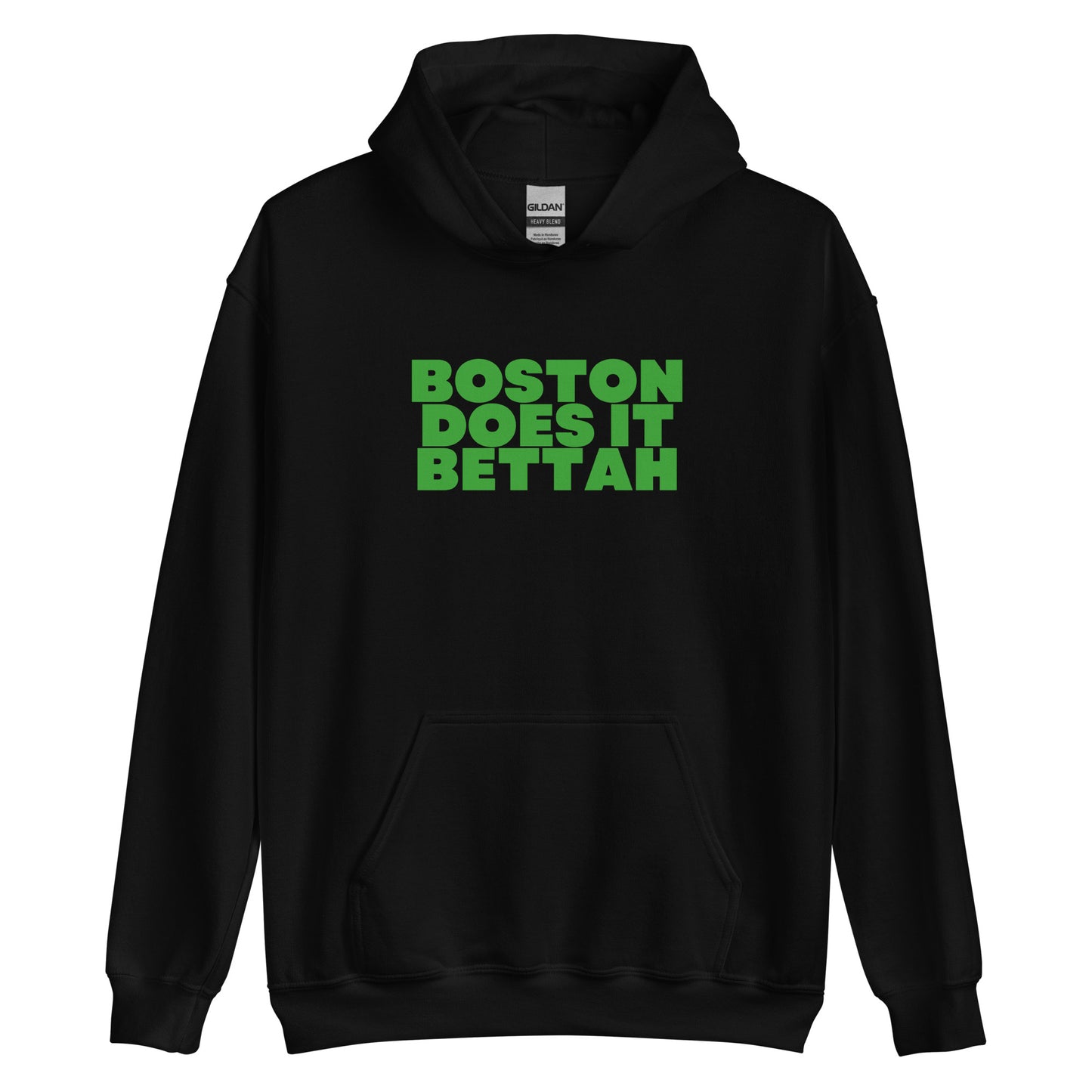 Boston Does It Bettah Hoodie (Green & White)