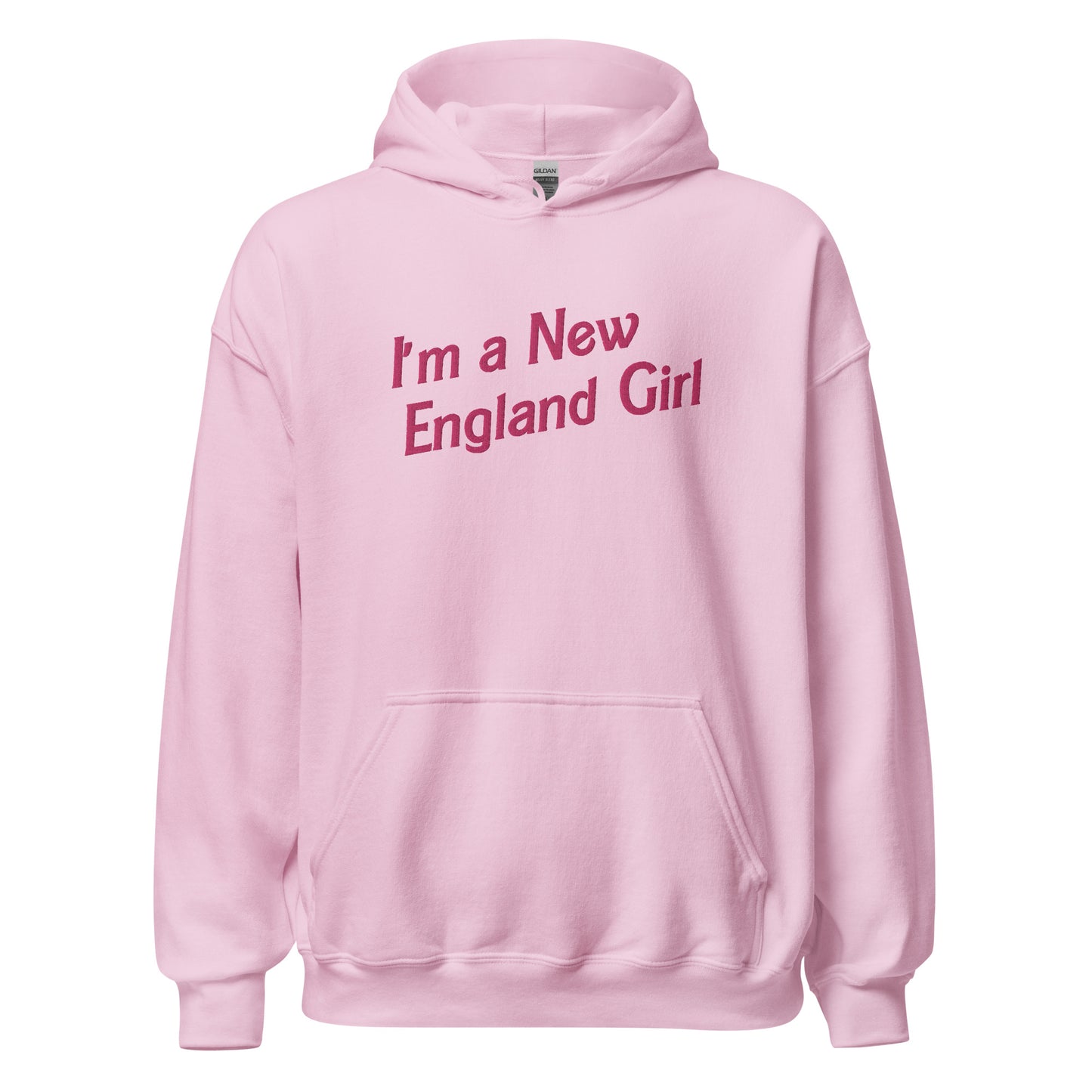 I'm a New England Girl Embroidered Hoodie
