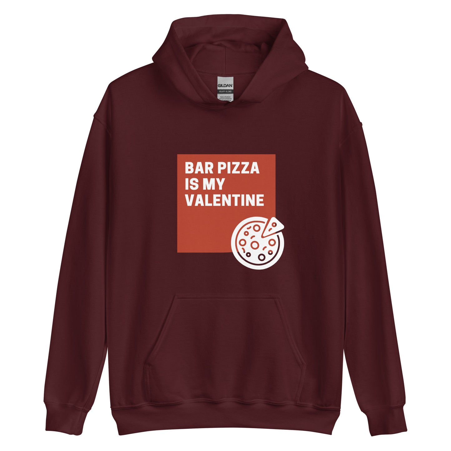 Bar pizza is my valentine Hoodie