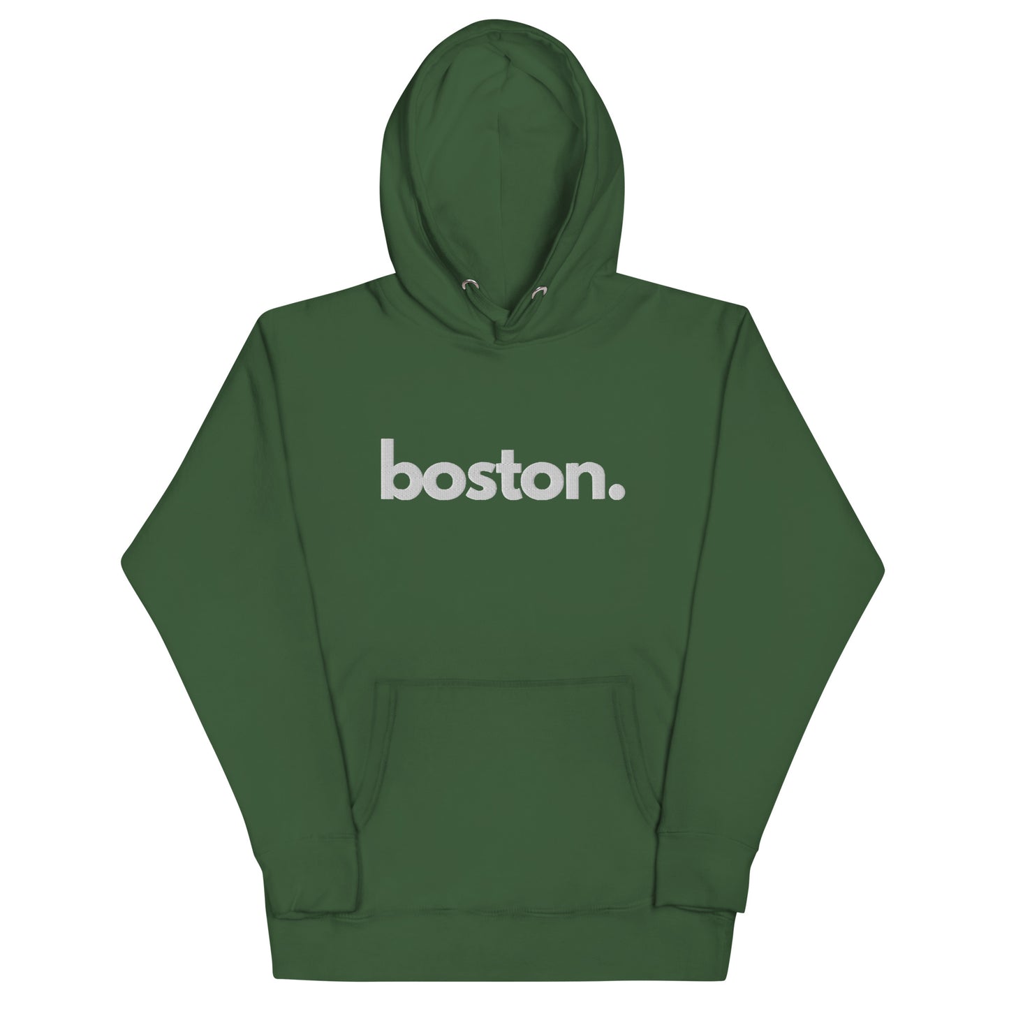boston. Embroidered Hoodie