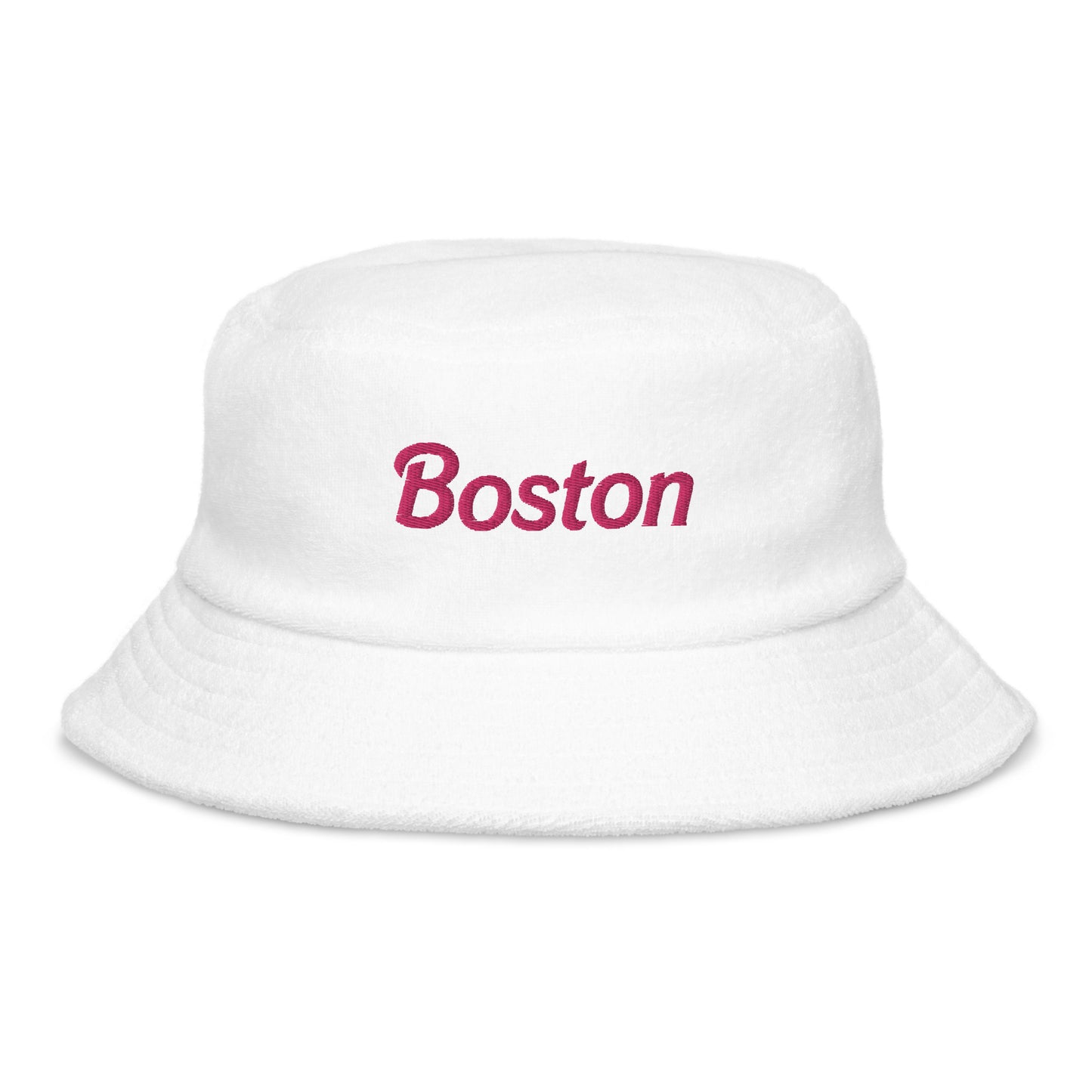 Pink Boston Bucket Hat