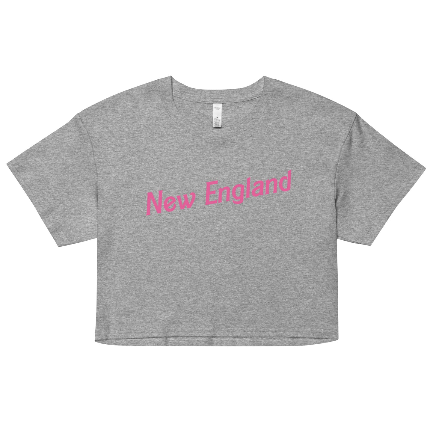 Pink New England Crop Top